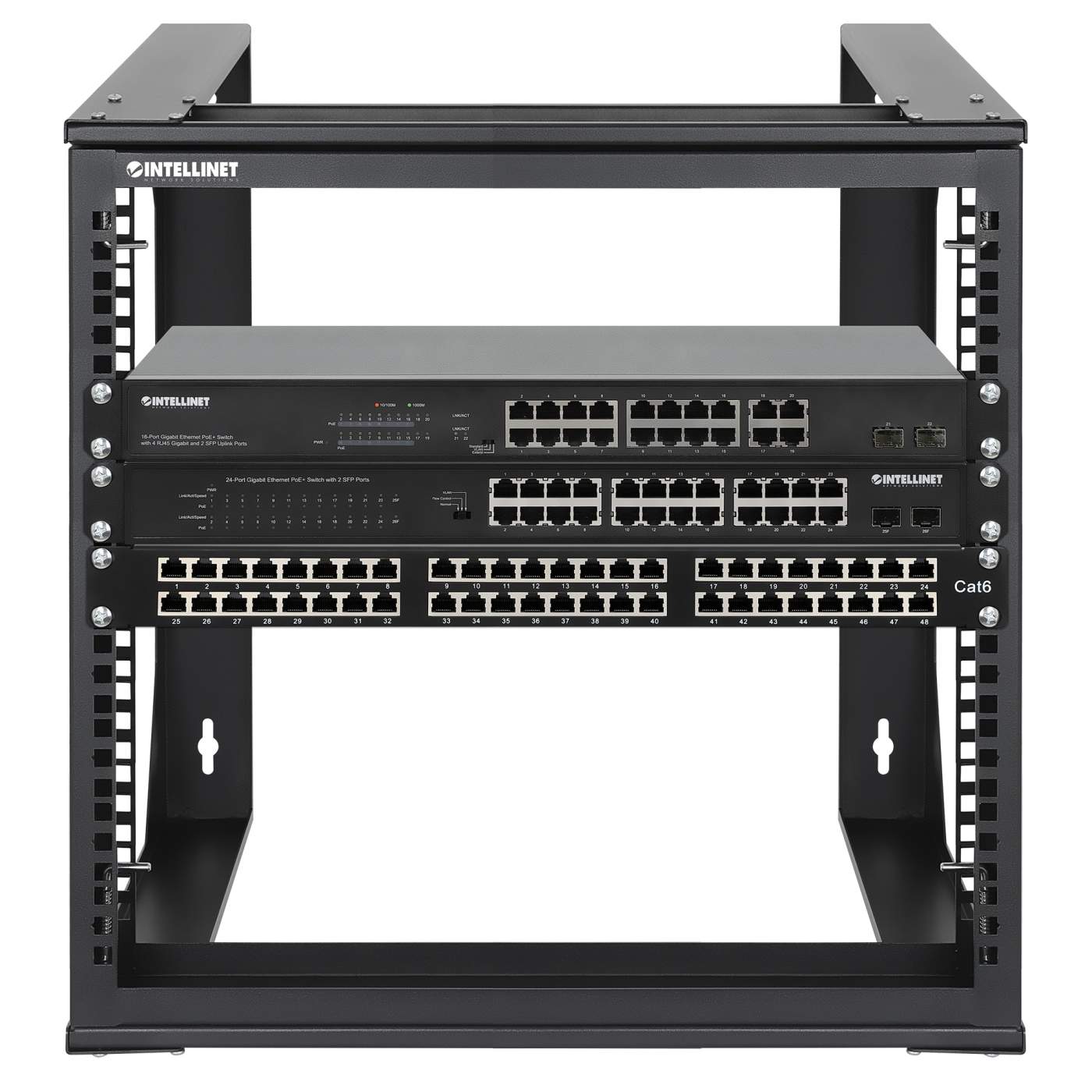 Rack de 19'' para exteriores SERIE RE - A pared