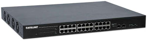 Switch de 24 puertos Gigabit Ethernet PoE+ con enlace a 10 GbE Image 1