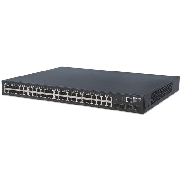 Switch de 48 puertos Gigabit Ethernet administrable por red con 4 puertos SFP Image 1
