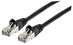 Cable de Red Cat6a S/FTP, 30 cm, Negro Image 1