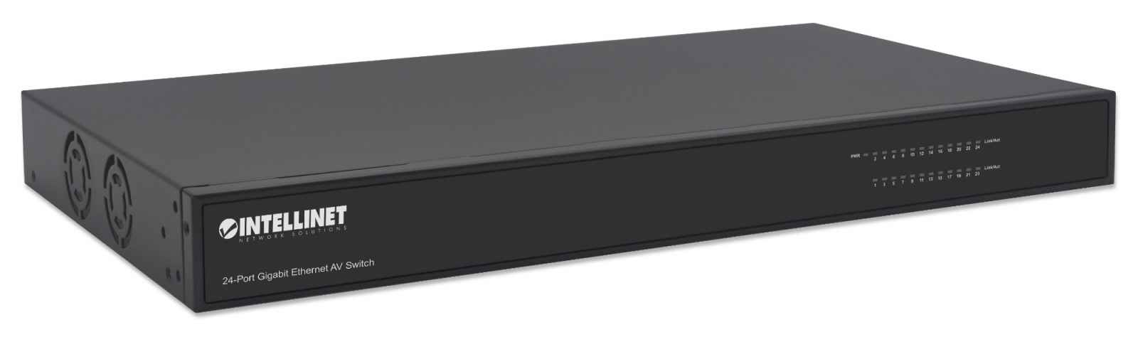 Switch AV Gigabit Ethernet de 24 puertos - Intellinet México