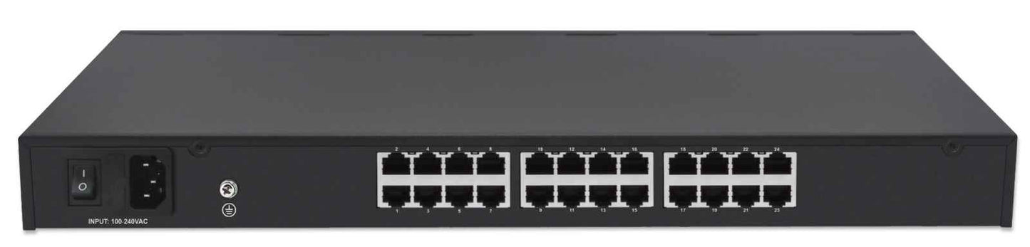 Switch AV Gigabit Ethernet de 24 puertos - Intellinet México