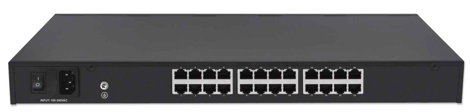 Switch AV Gigabit Ethernet de 24 puertos - Intellinet México